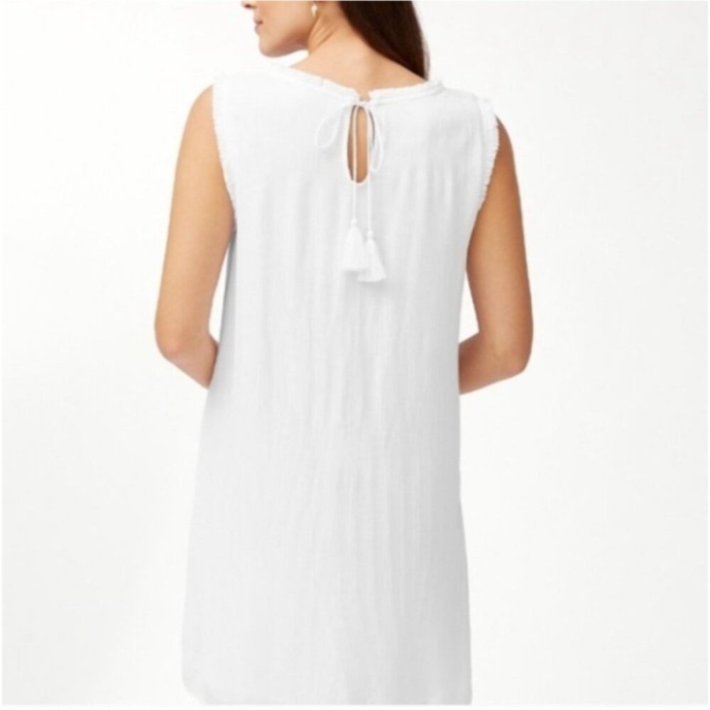 Tommy Bahama Womens Crinkle Rayon Sleeveless Dress Casual Beachwear Size Large - Picture 2 of 16